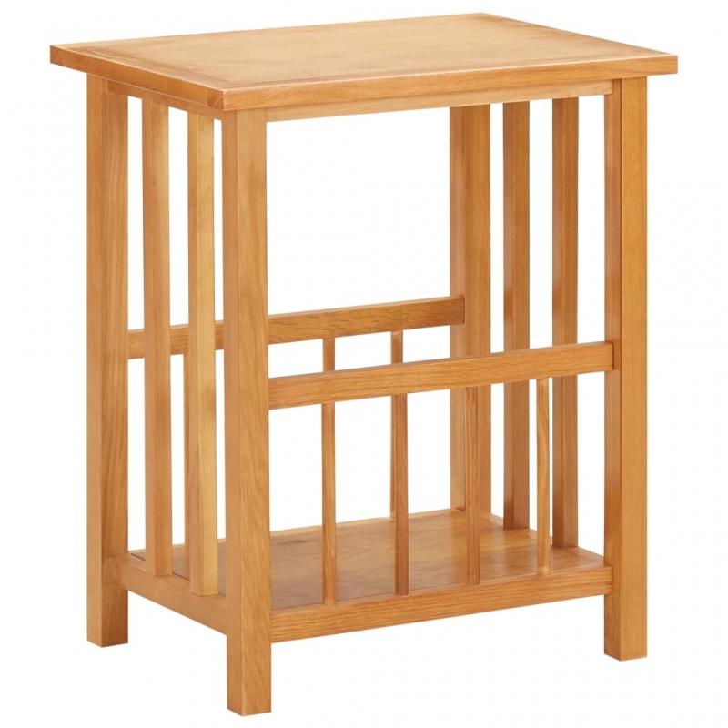 Zeitungstisch 45x35x55 cm Eiche Massivholz