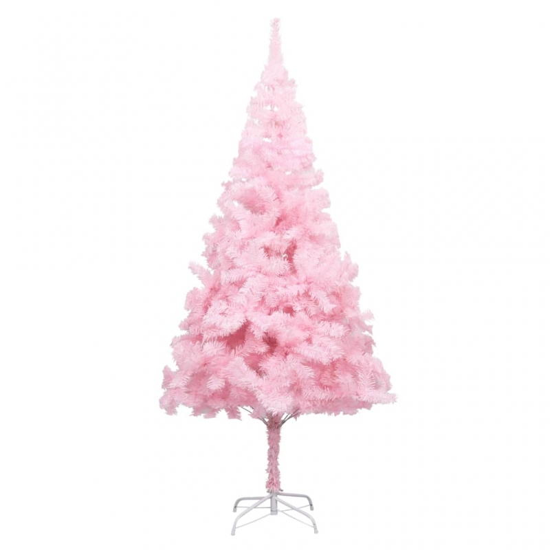 Künstlicher Weihnachtsbaum mit Ständer Rosa 180 cm PVC