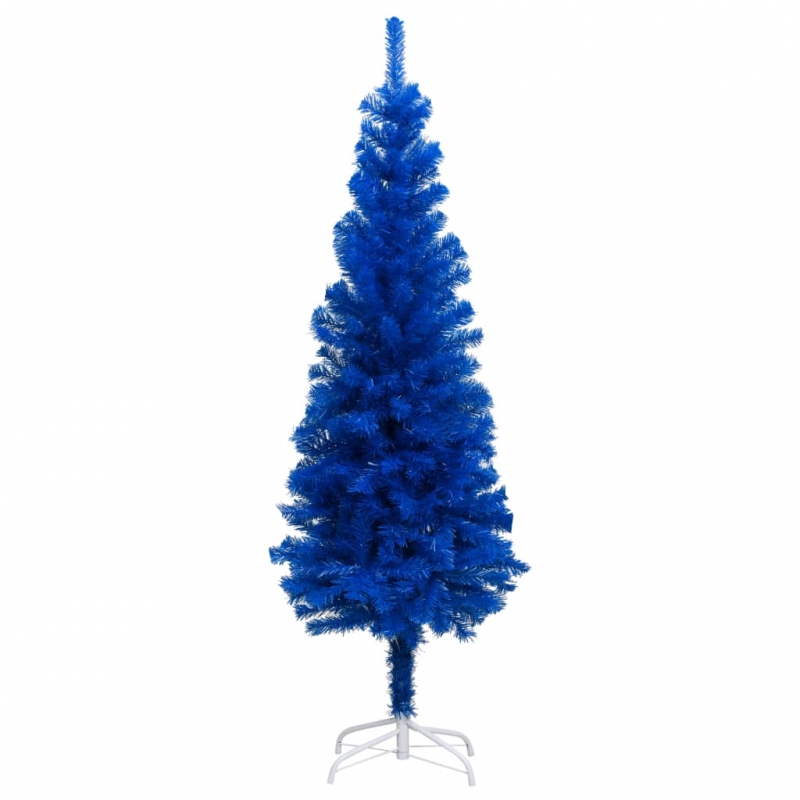 Künstlicher Weihnachtsbaum mit Ständer Blau 150 cm PVC