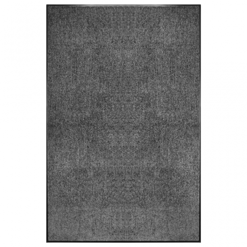 Fußmatte Waschbar Anthrazit 120x180 cm