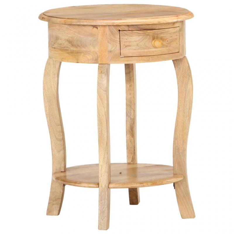 Beistelltisch 37x37x61 cm Massivholz Mango