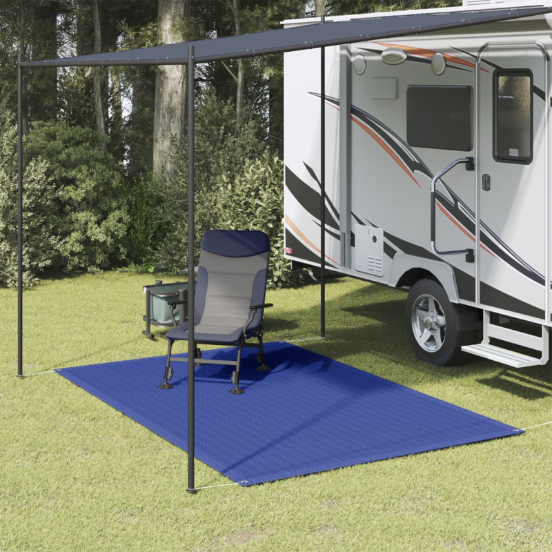 Zeltteppich 200x300 cm Blau HDPE