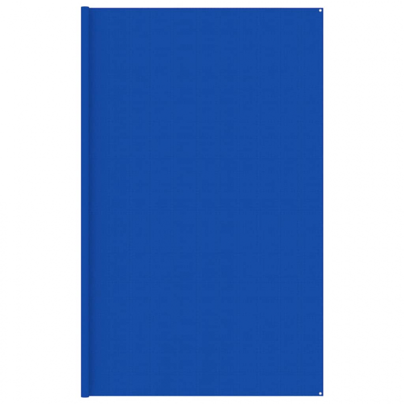 Zeltteppich 400x400 cm Blau HDPE