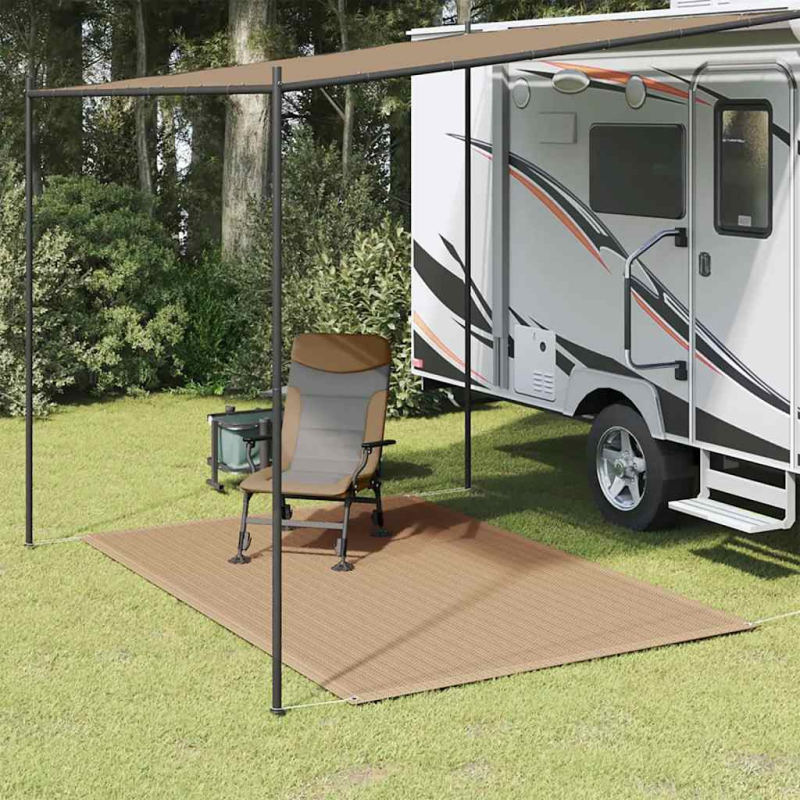 Zeltteppich 250x300 cm Taupe