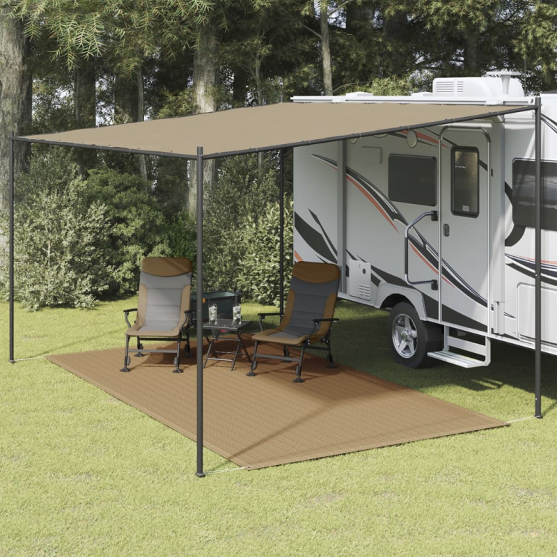 Zeltteppich 250x350 cm Taupe