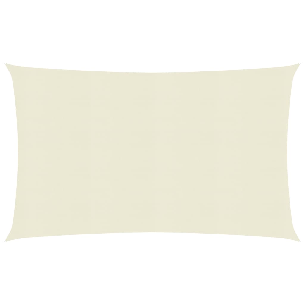 Sonnensegel 160 g/m² Creme 2,5x4 m HDPE
