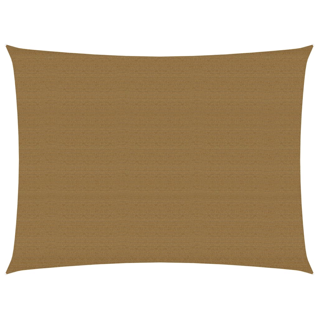 Sonnensegel 160 g/m² Taupe 3x4,5 m HDPE