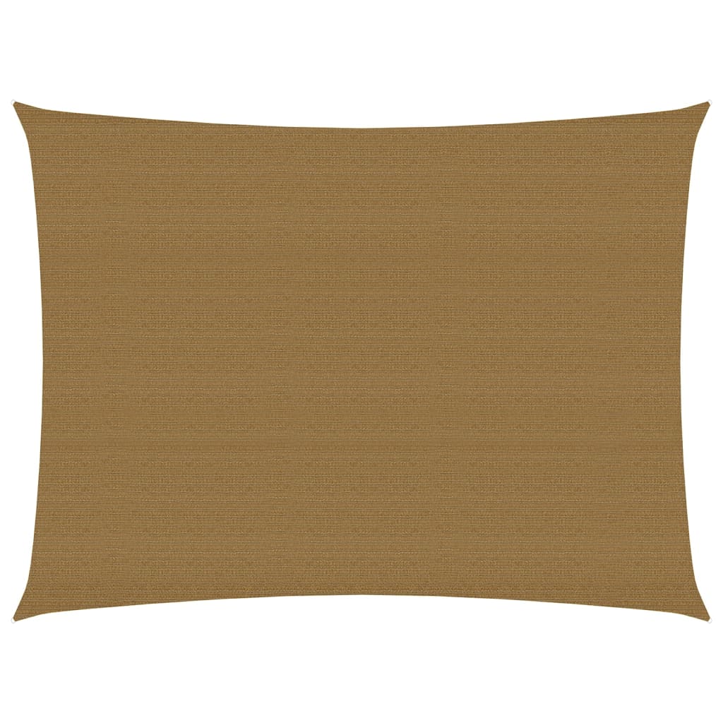 Sonnensegel 160 g/m² Taupe 3,5x4,5 m HDPE