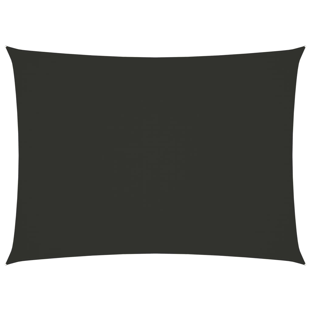 Sonnensegel Oxford-Gewebe Rechteckig 2,5x4,5 m Anthrazit