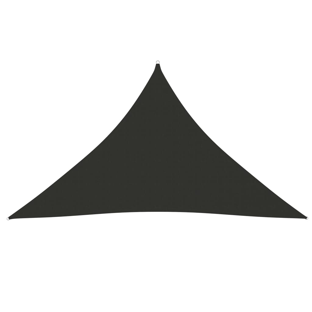 Sonnensegel Oxford-Gewebe Dreieckig 3,5x3,5x4,9 m Anthrazit