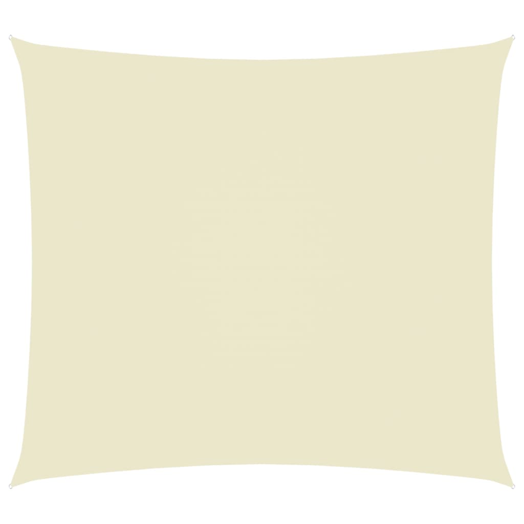 Sonnensegel Oxford-Gewebe Rechteckig 4x5 m Creme