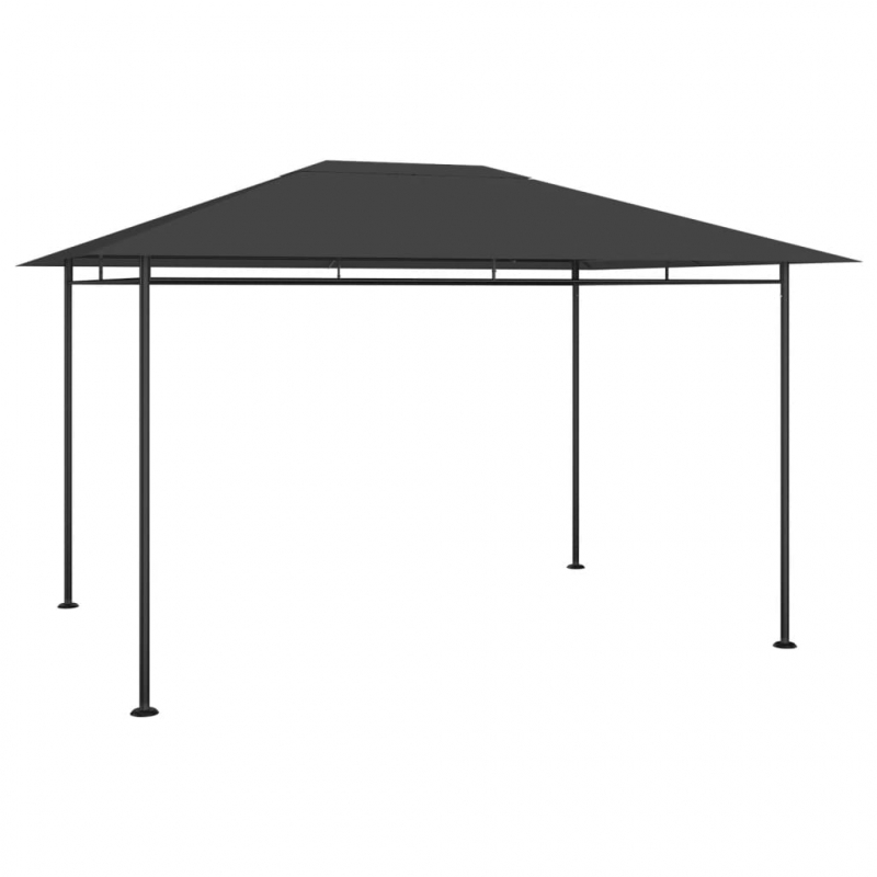 Pavillon 4x3x2,7 m Anthrazit 180 g/m²