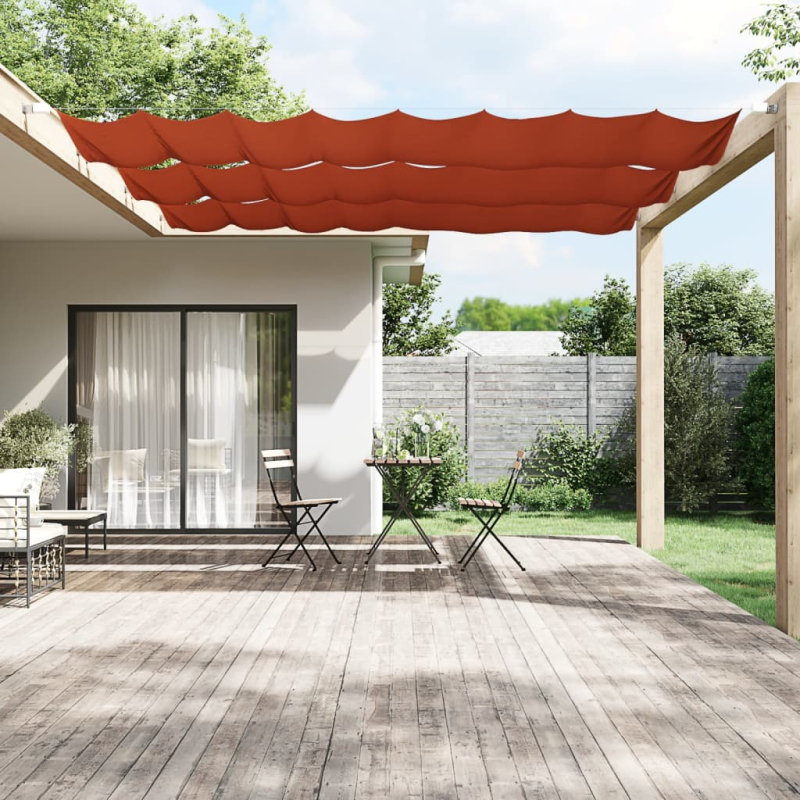 Senkrechtmarkise Terrakotta 60x1000 cm Oxford-Gewebe