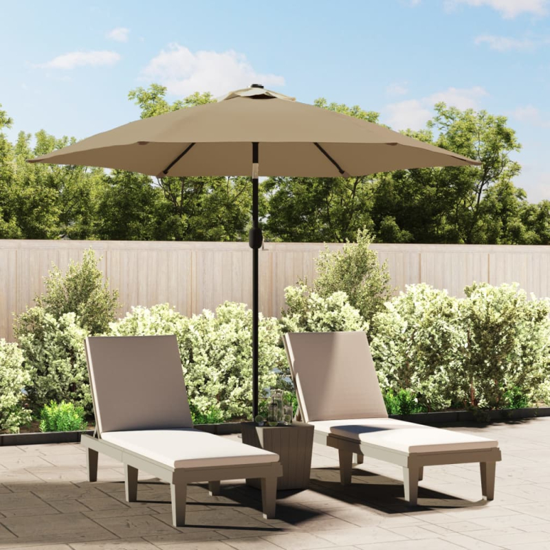Ersatzbezug für Sonnenschirm Taupe 300 cm