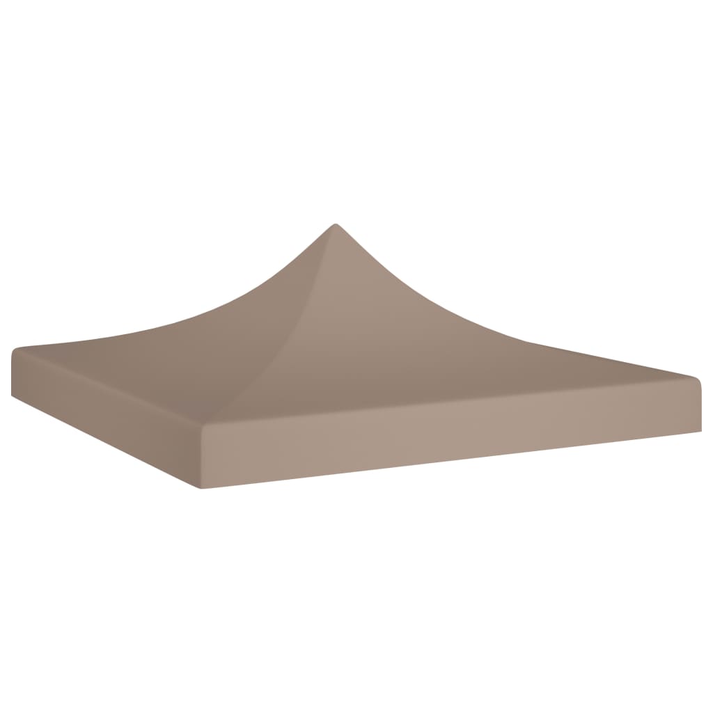 Partyzelt-Dach 3x3 m Taupe 270 g/m²