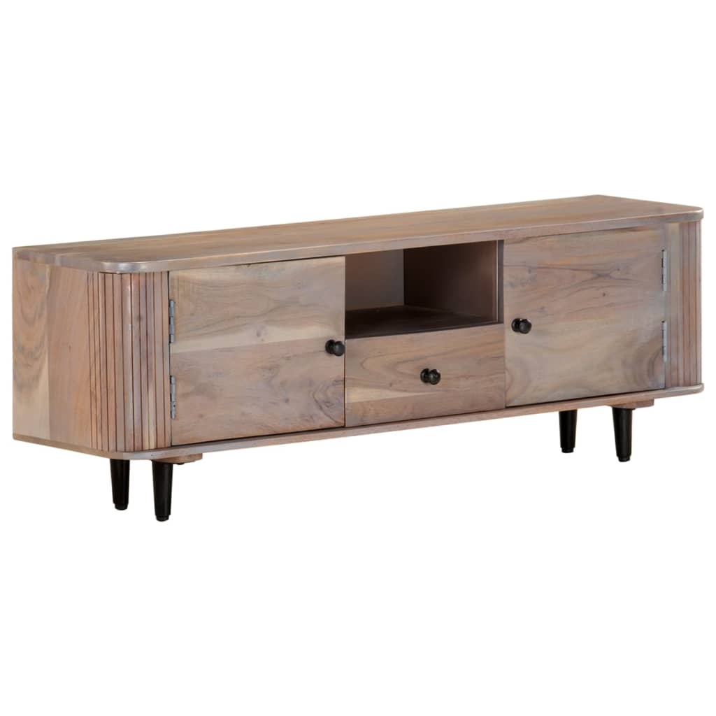 TV-Schrank 118x30x40 cm Massivholz Akazie