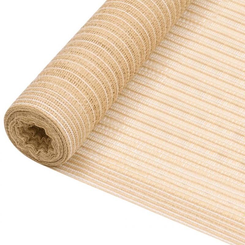 Zaunblende Beige 1,8x10 m HDPE 195 g/m²