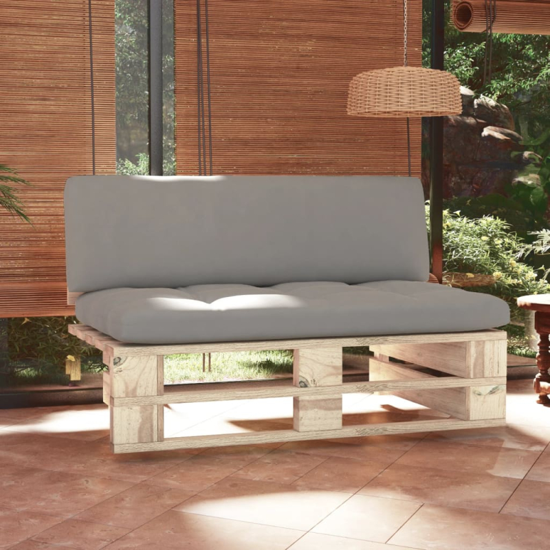 Outdoor-Mittelsofa Paletten Imprägniertes Kiefernholz