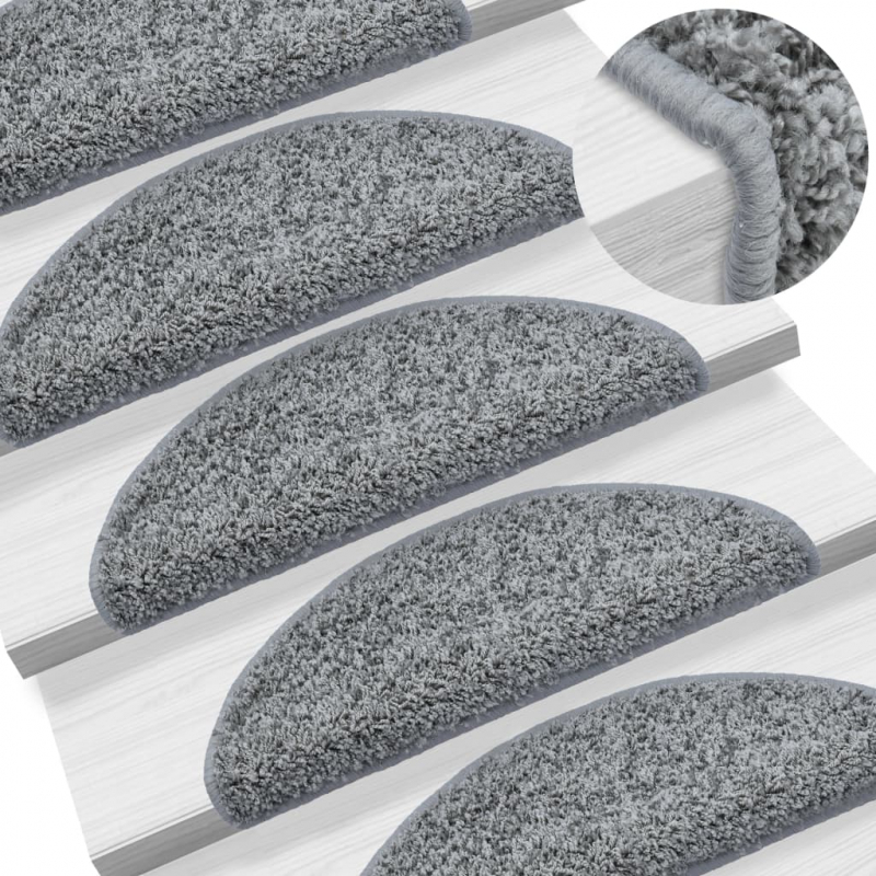 Stufenmatten 10 Stk. 65x25 cm Grau