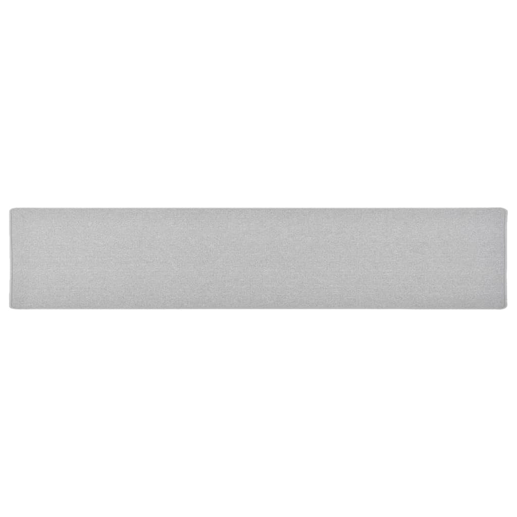 Teppichläufer Hellgrau 50x250 cm