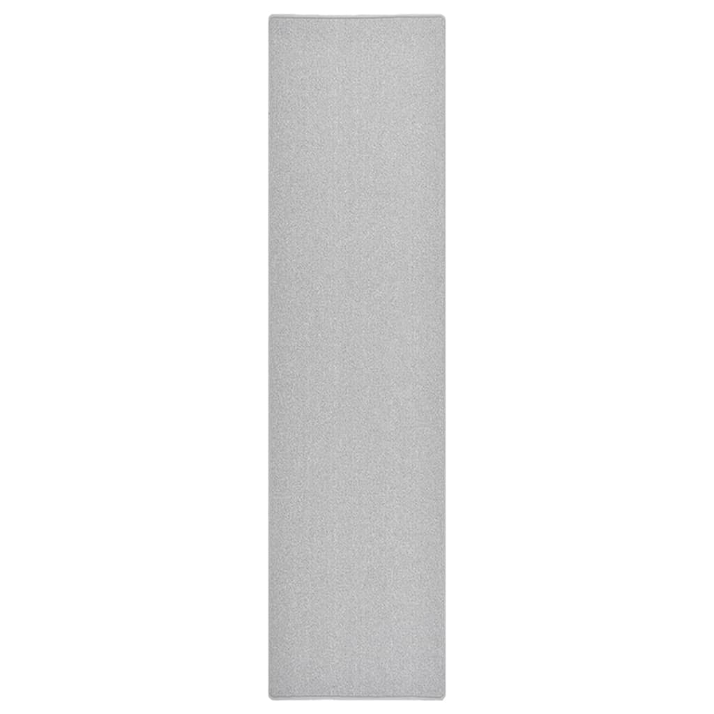 Teppichläufer Hellgrau 80x300 cm