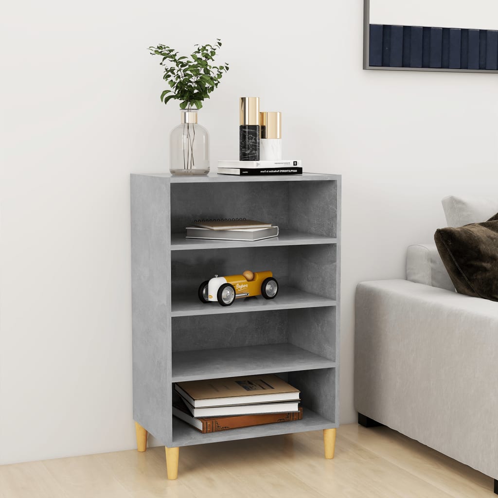 Sideboard Betongrau 57x35x90 cm Holzwerkstoff