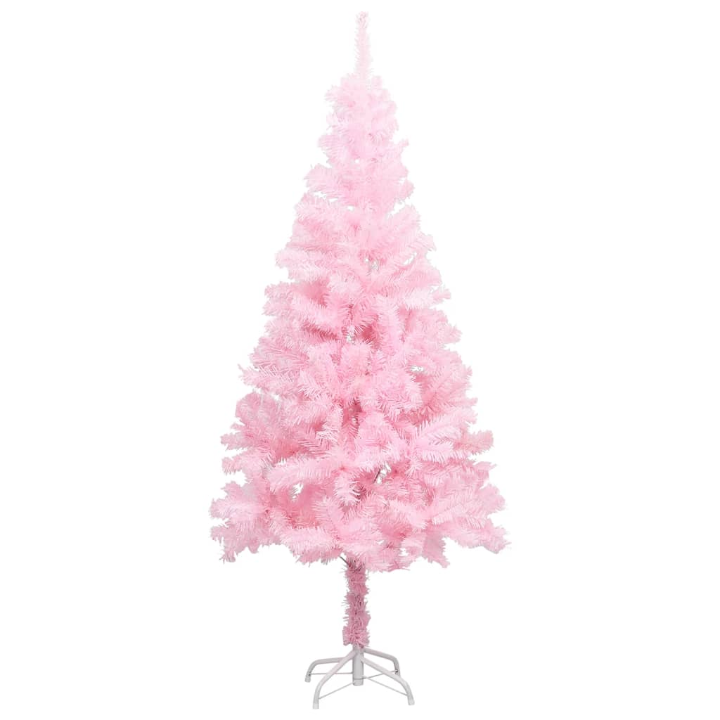 Künstlicher Weihnachtsbaum mit Ständer Rosa 120 cm PVC