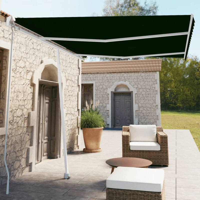 Standmarkise Manuell Einziehbar 350x250 cm Anthrazit