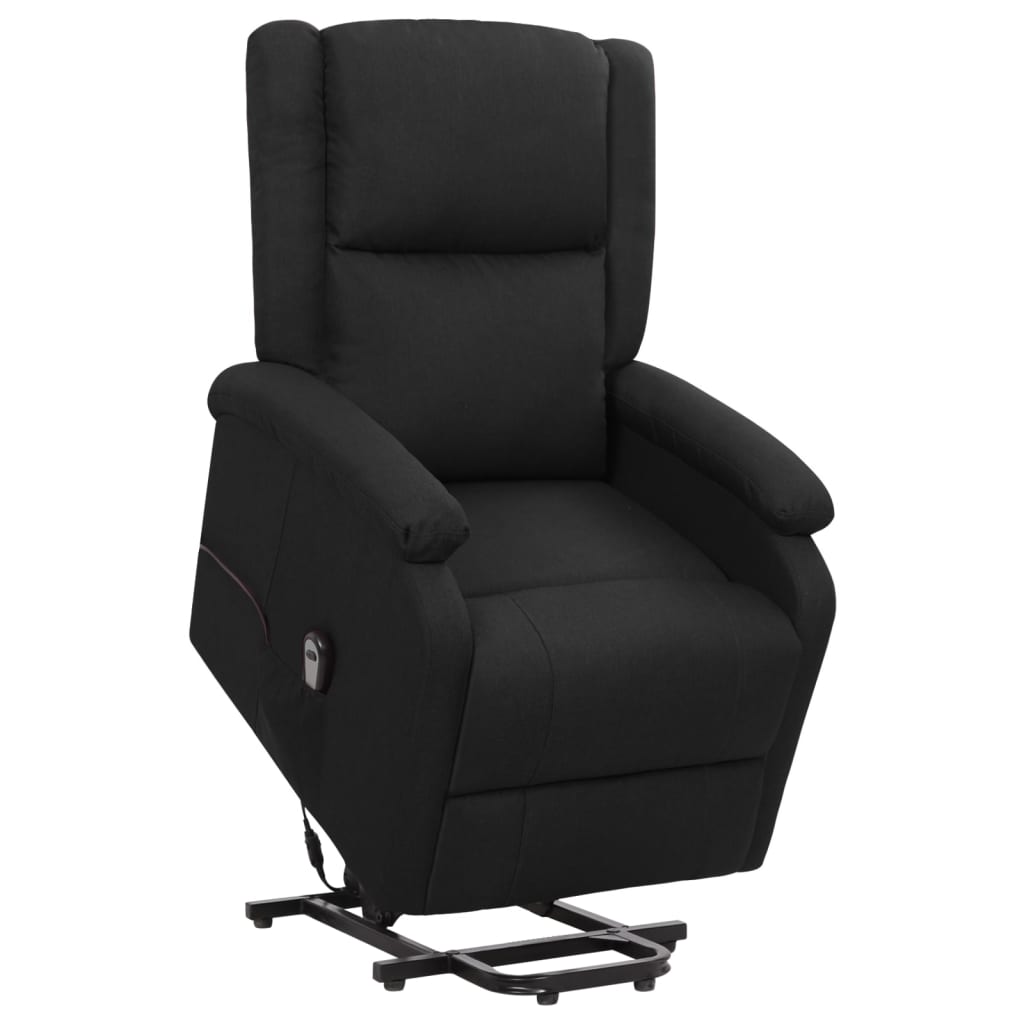 Aufstehsessel Schwarz Stoff