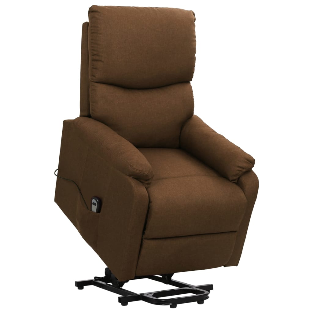Aufstehsessel Braun Stoff