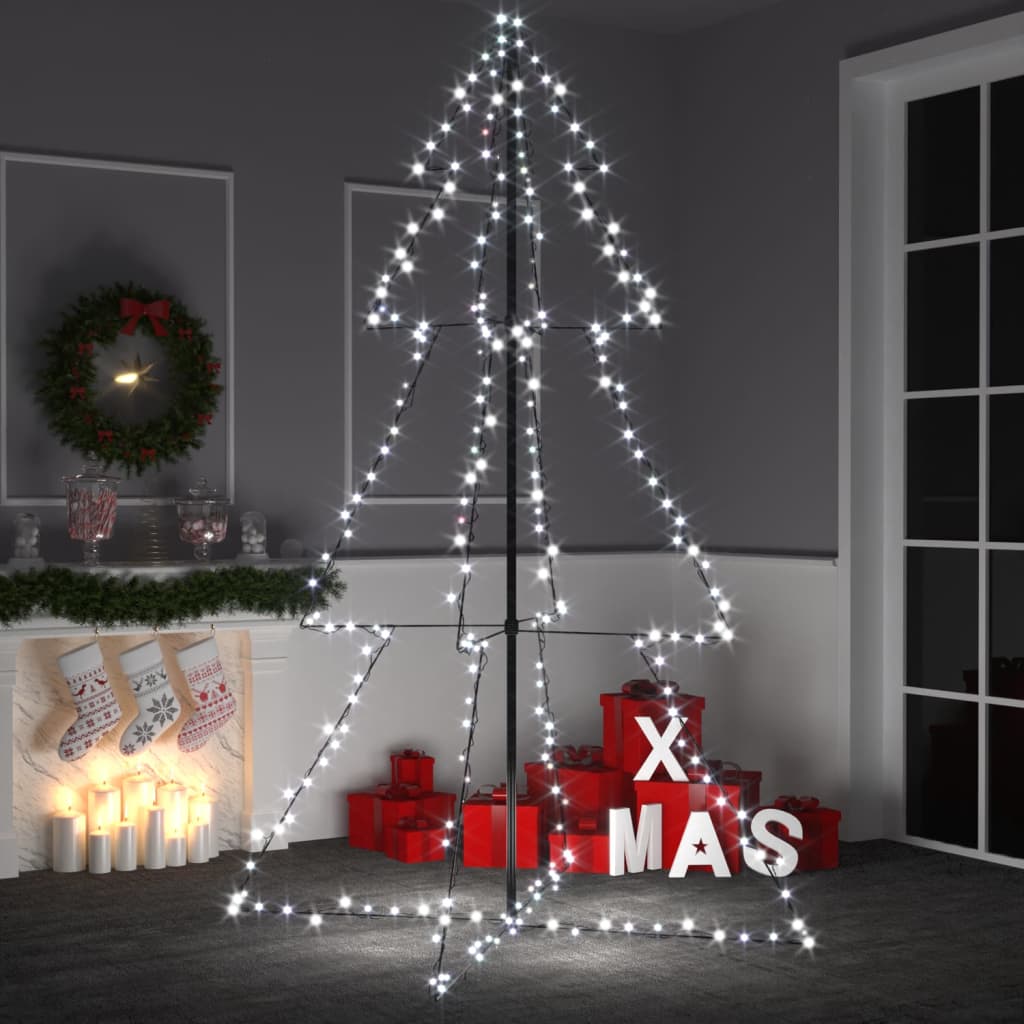 Weihnachtsbaum in Kegelform 240 LEDs Indoor Outdoor 118x180 cm