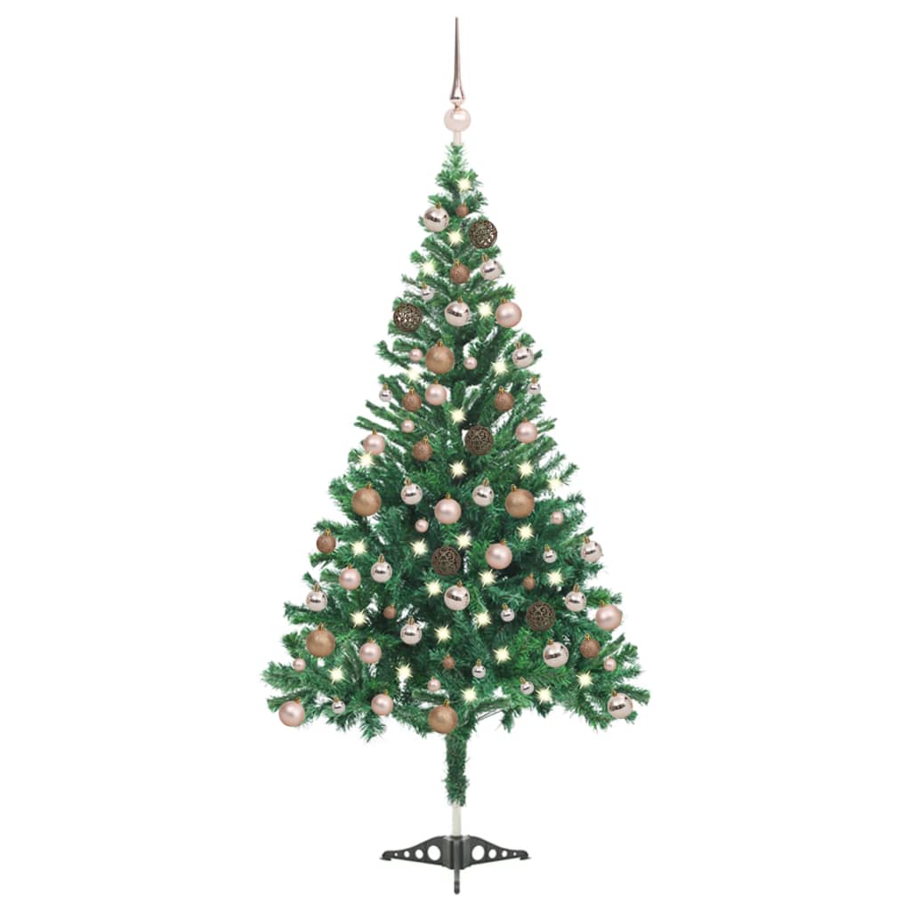 Künstlicher Weihnachtsbaum Beleuchtung Kugeln 120cm 230 Zweige