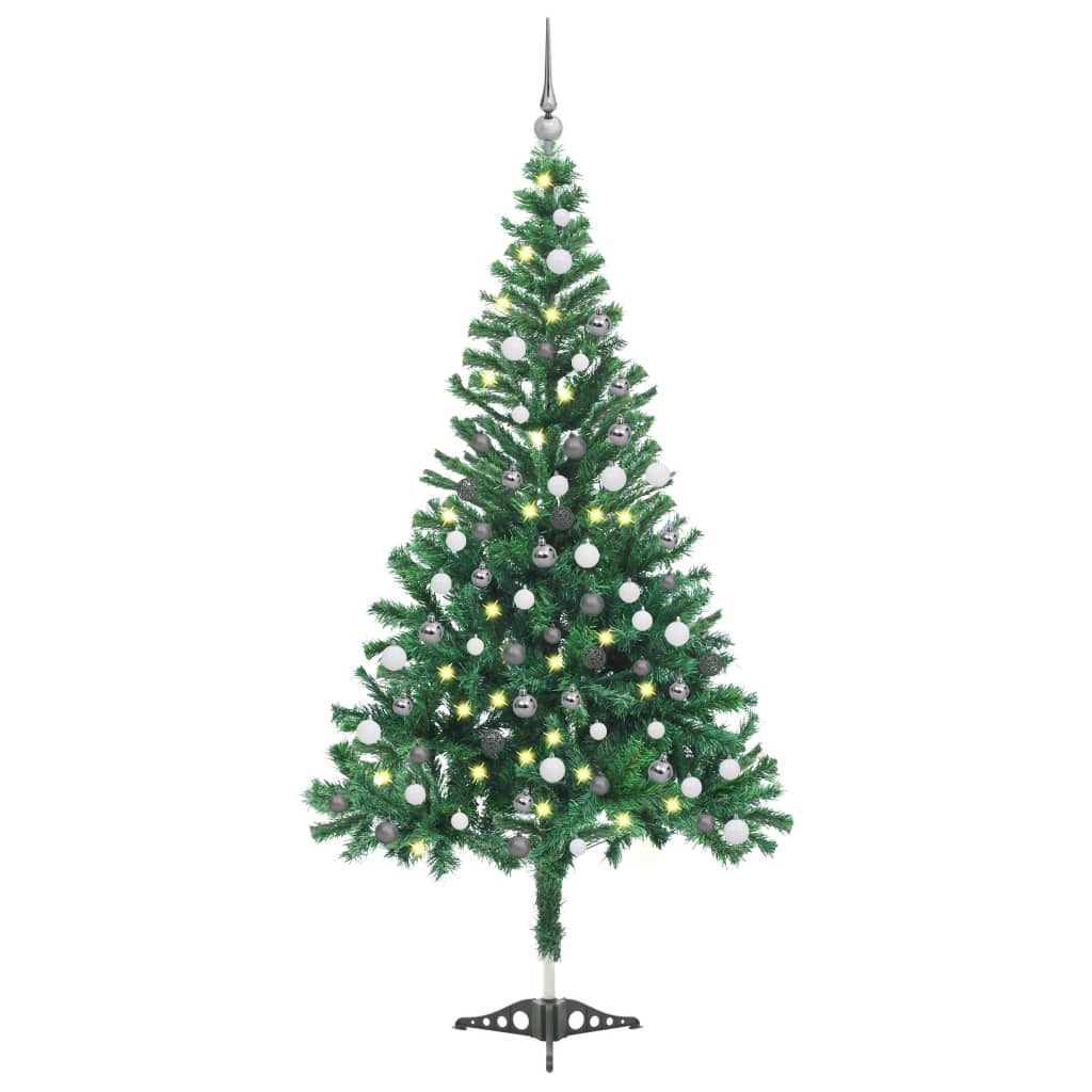 Künstlicher Weihnachtsbaum Beleuchtung Kugeln 120cm 230 Zweige