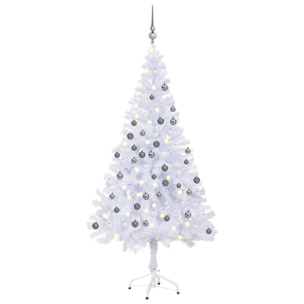 Künstlicher Weihnachtsbaum Beleuchtung Kugeln 120cm 230 Zweige