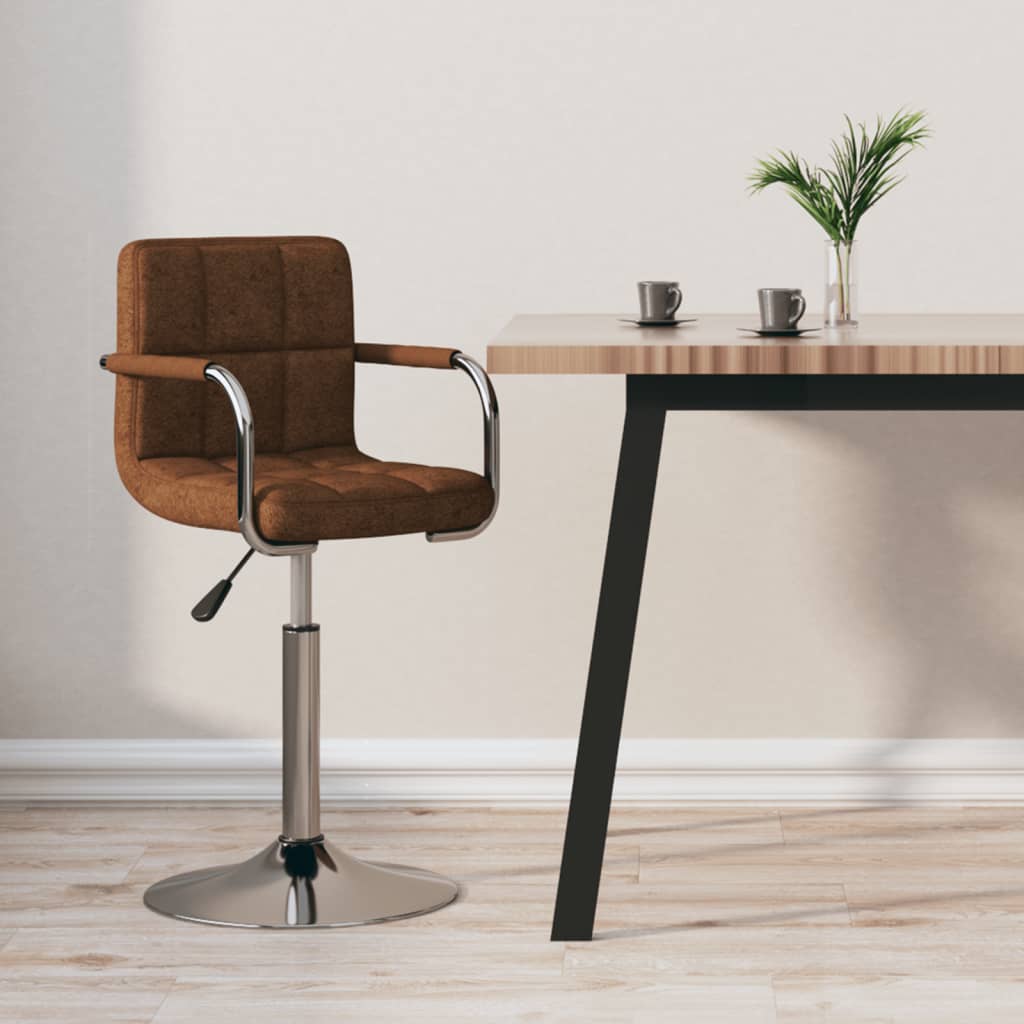 Barhocker Braun Stoff