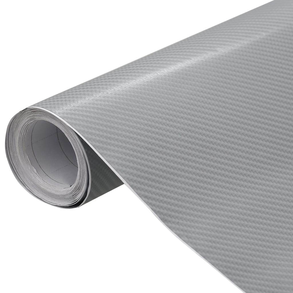 Autofolien 2 Stk. 4D Silber 100x150 cm