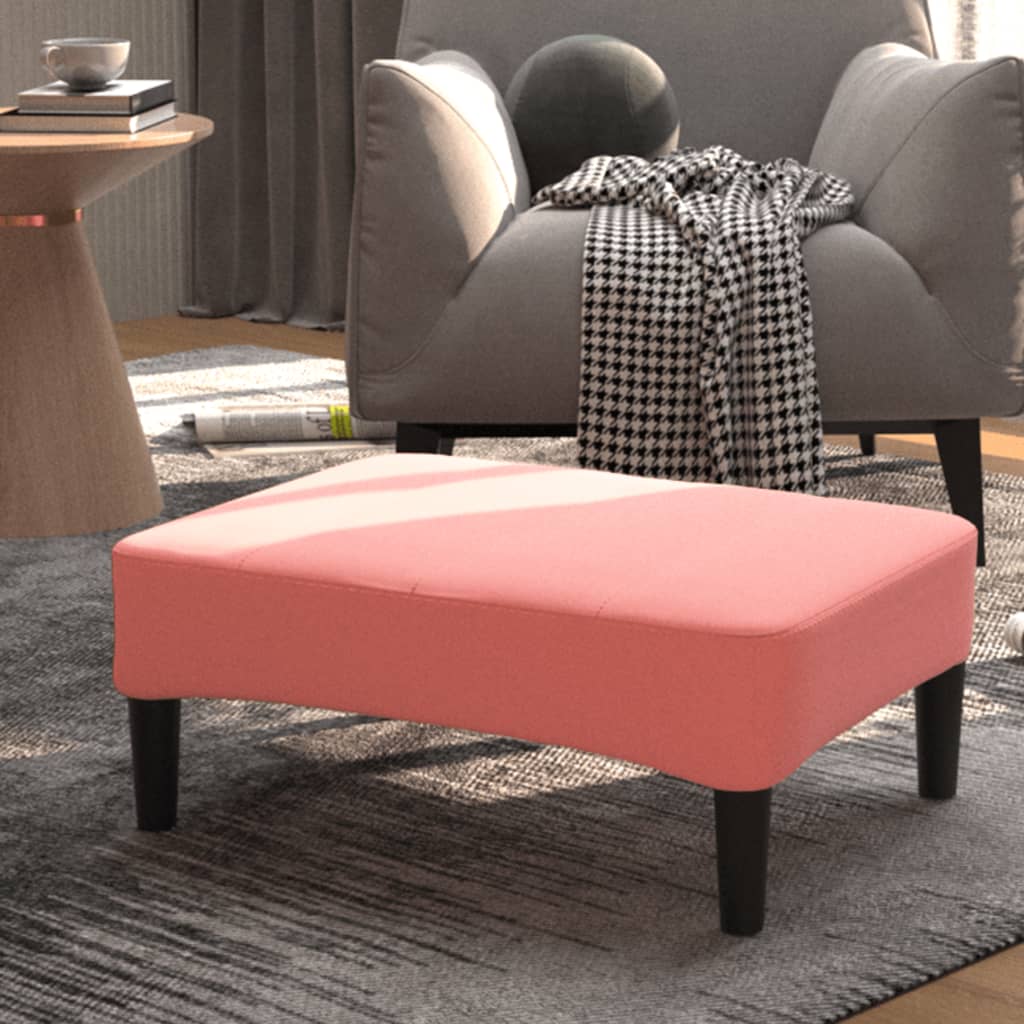 Fußhocker Rosa 78x56x32 cm Samt