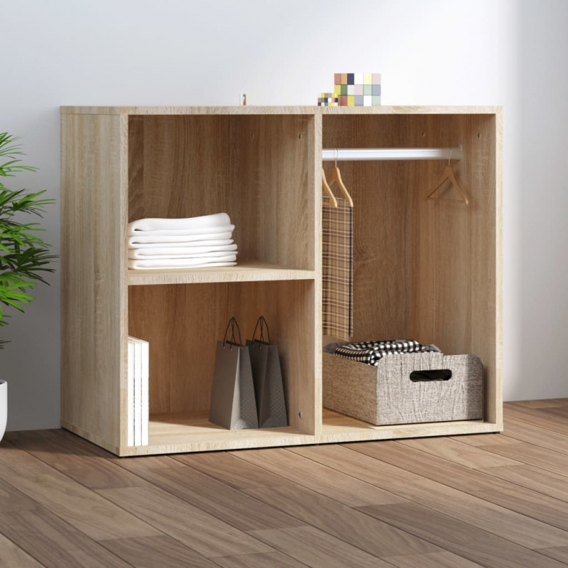 Kleiderschrank Sonoma-Eiche 80x40x65 cm Holzwerkstoff