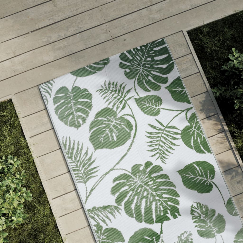Outdoor-Teppich ARAKIL Grün 80x250 cm PP