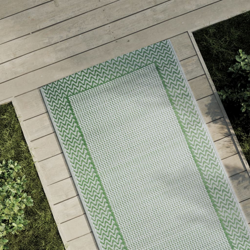 Outdoor-Teppich ARAKIL Grün 80x250 cm PP