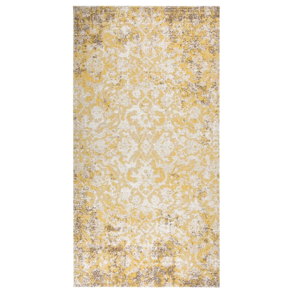 Outdoor-Teppich Flachgewebe 80x150 cm Gelb