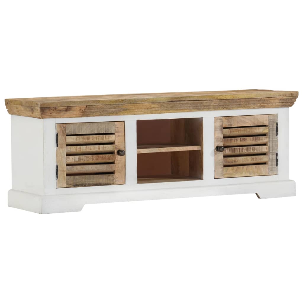 TV-Schrank 110x30x40 cm Massivholz Mango