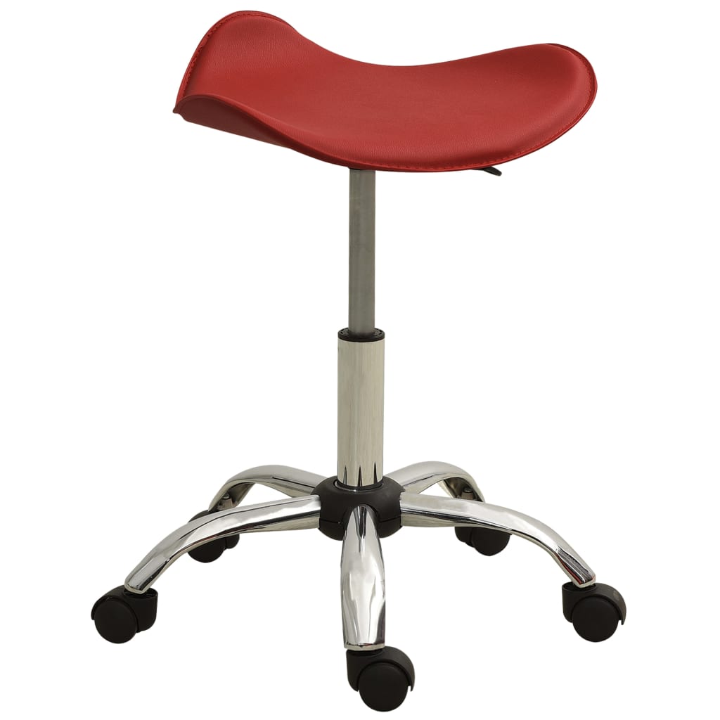 Bürostuhl Weinrot Kunstleder