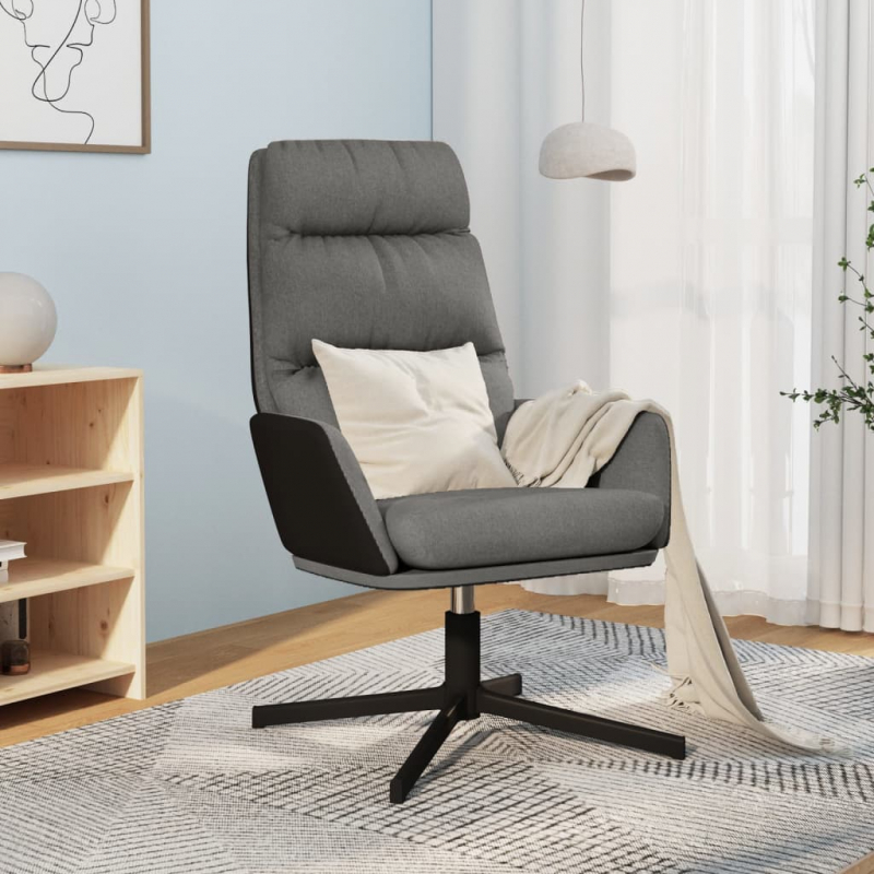 Relaxsessel Hellgrau Stoff