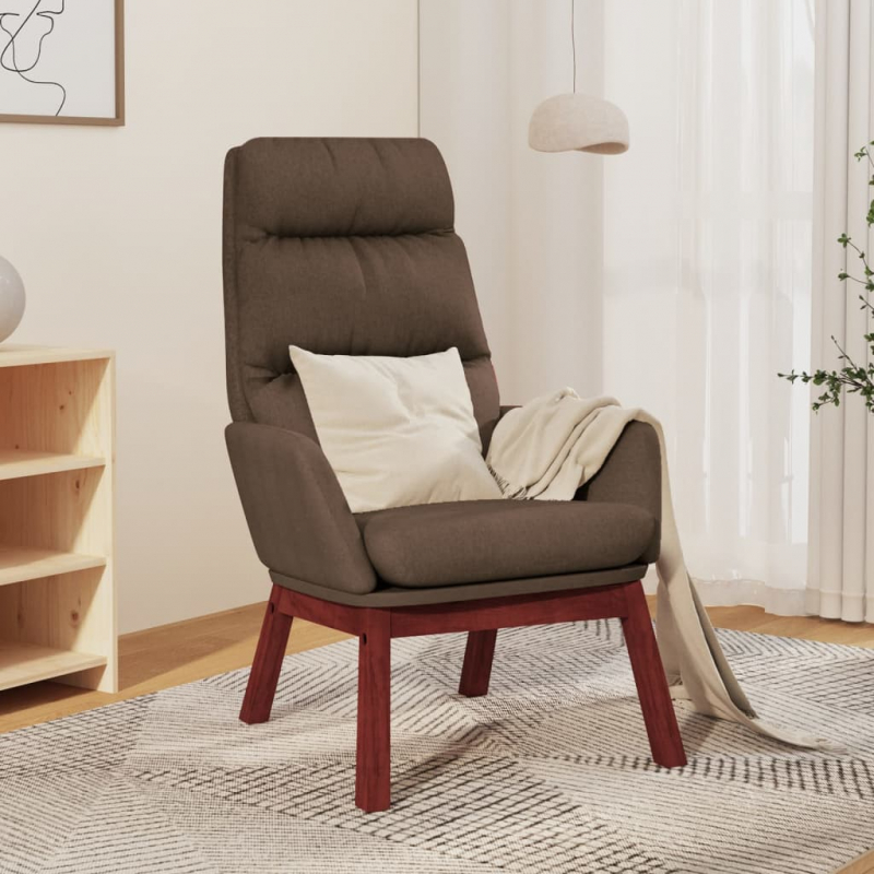 Relaxsessel Taupe Stoff