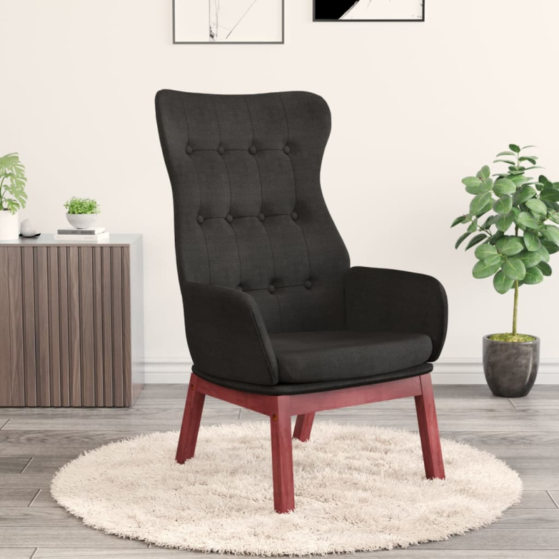 Relaxsessel Schwarz Stoff