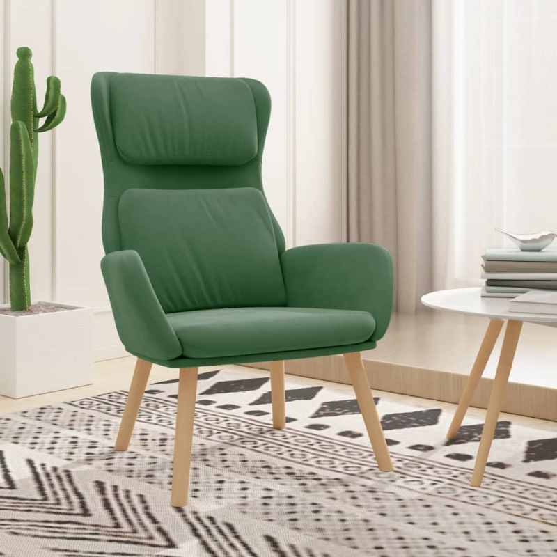 Relaxsessel Hellgrün Samt