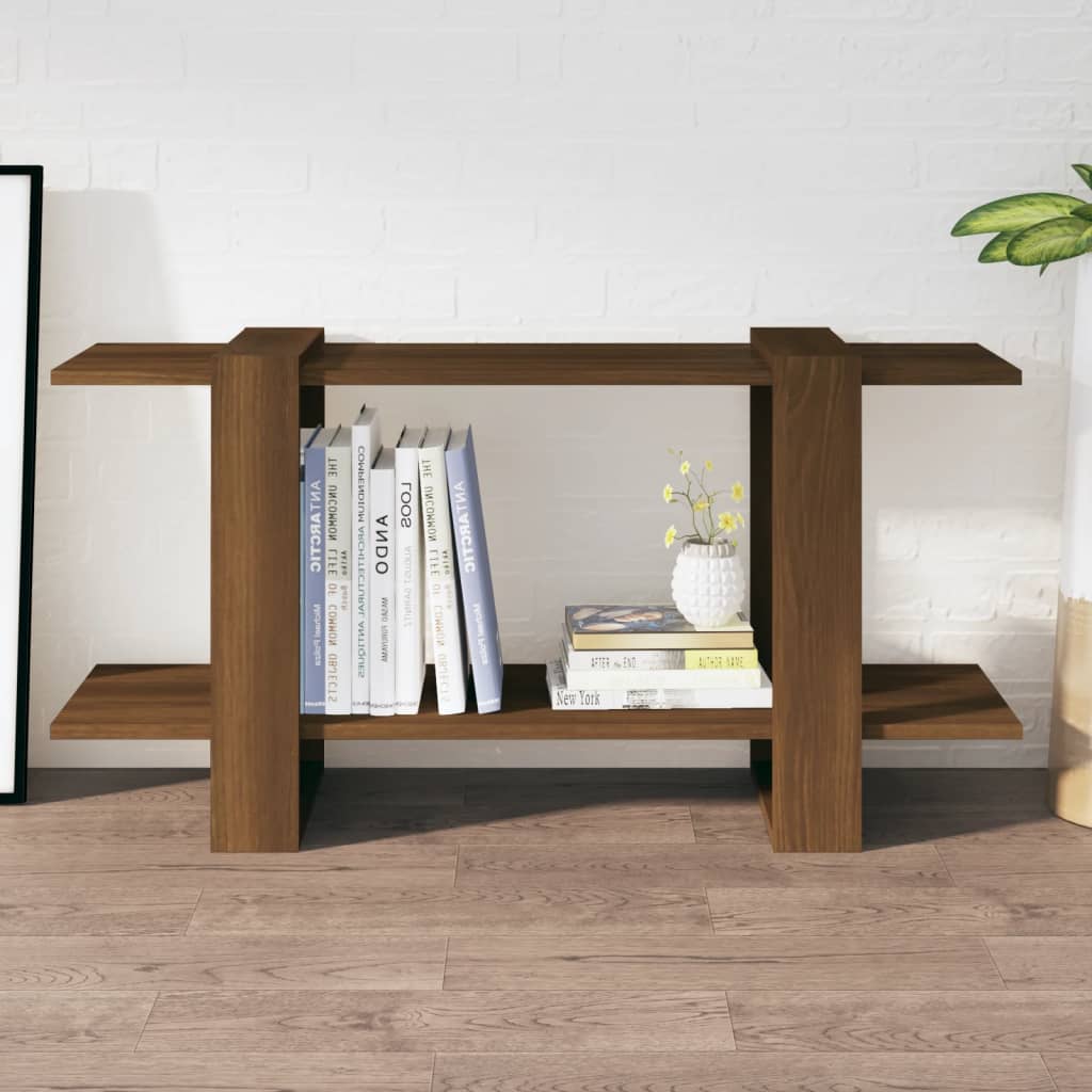 Bücherregal Braun Eichen-Optik 100x30x51 cm Holzwerkstoff