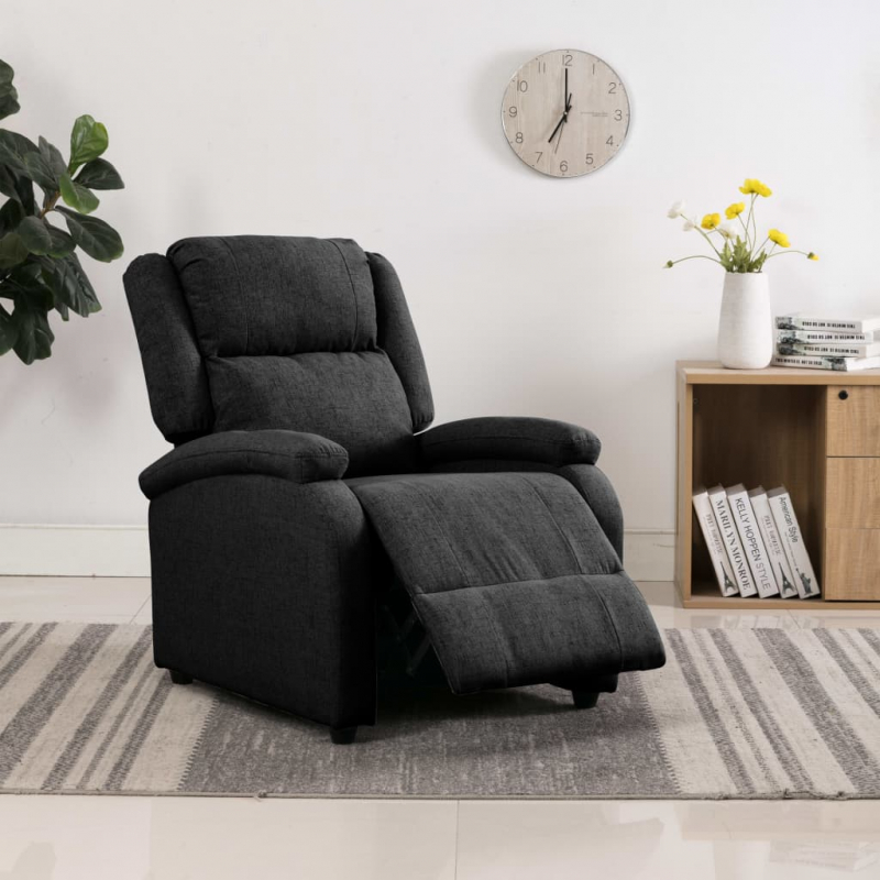 Relaxsessel Schwarz Stoff