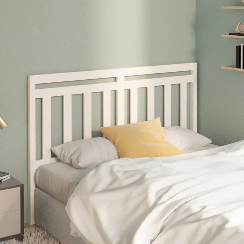 Kopfteil Weiß 166x4x100 cm Massivholz Kiefer